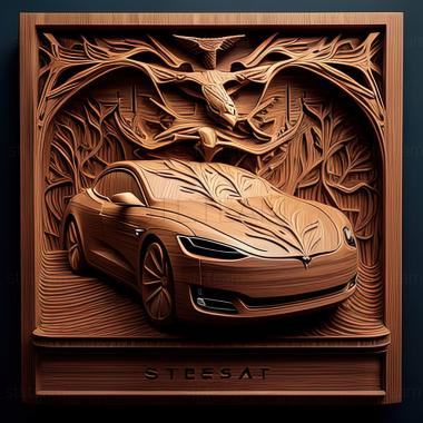 3D модель Tesla Model 3 (STL)